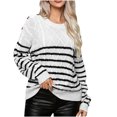 thumbnail image 1 of Viikei Cardigan Sweaters for Women Plus Size Fall Fashion Women Casual Comfortable Printing Button Long Sleeve Round-Neck Sweater, 1 of 3