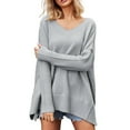 thumbnail image 1 of Viikei Cardigan Sweaters for Women Plus Size Women V-neck Fashion Knit Solid Color Sexy Pullover Sweater, 1 of 3