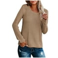 thumbnail image 1 of Viikei Cardigan Sweaters for Women Plus Size Women's Round- Neck Recreational Pullover Knitting Sweater Long Sleeve Tops, 1 of 3