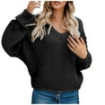 thumbnail image 1 of Viikei Cardigan Sweaters for Women Plus Size Women's Winter New European American Loose Knitted V-neck Sweater Women's Top Coat, 1 of 2