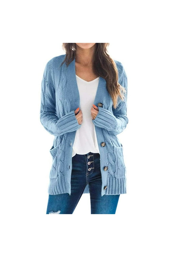 Cardigans for Women Plus Sizes Womens Boho Patchwork Cardigan Long Sleeve Open Front Knit Sweaters Coat Pockets