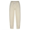 thumbnail image 1 of Viikei Cargo Pants for Men Mens Pants Elastic Waist Clearance under $5.00 Men's Fashion Casual Pure Color Outdoors Zipper Pocket Casual Pants Sweatpants, 1 of 5