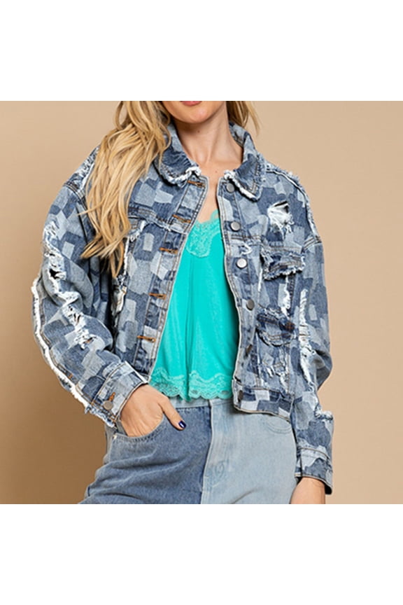 Coats for Women Plus Size Clearance,Women Fashion Casual Pockets Long Sleeve Tops Jacket Outwear Blue XL