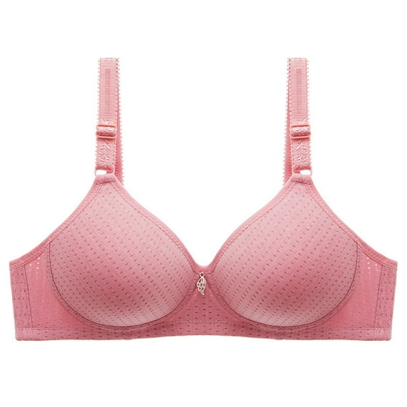 Viikei Fall Savings Clearance for Womens Plus Size Bra,Viikei Woman's Printing Gathered Together Large Size Daily Bra Underwear No Rims