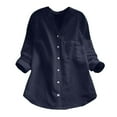 thumbnail image 1 of Viikei Long Sleeve Blouses for Women Women Long Sleeve Tops Longsleeve Teeshirt Women Womens Tops Long Sleeve Comfortable Womens Shirts, 1 of 6