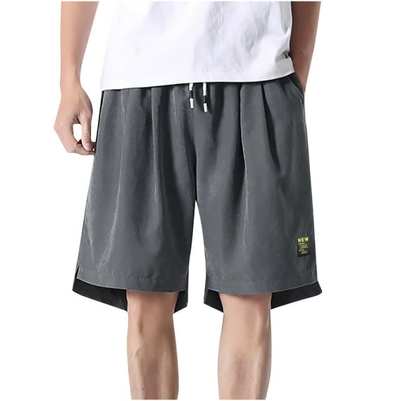 Viikei Men's Shorts Clearance Mens Shorts Mens Shorts Athletic Plus Size Shorts for Men Fashion Classic Twill Casual Wear Pocket