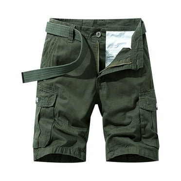Viikei Men's Shorts Clearance Mens Shorts Mens Shorts Athletic Plus Size Shorts for Men Fashion Pocket Zipper Buttons Solid Leisure Time Tooling