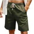 thumbnail image 1 of Viikei Men's Shorts Clearance Mens Shorts Mens Shorts Athletic Plus Size Shorts for Men Solid Pocket Casual Wear Work Out Elastic Waist, 1 of 6