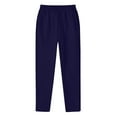 thumbnail image 1 of Viikei Men's Skinny Fit Jeans,Sweatpants for Men Clearance,Men's Fashion Drawstring Elastic Waist Solid Color Casual Sweat Length Pants Navy XL, 1 of 1