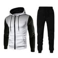 thumbnail image 1 of Viikei Mens Clothes on Clearance,Gifts for Men Men's Winter Sports Casual Fitness Suit with Dots Hoodie Sweatshirt and Pants, 1 of 4