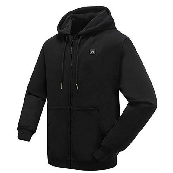 Viikei Mens Clothes on Clearance,Gifts for Men Thickened Warm Outdoor Casual Hooded Heating Coat