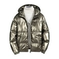 thumbnail image 1 of Viikei Mens Coats Outerwear Winter Mens Winter Coats Men Casual Solid Fashion Long Sleeve Warm Zipper Closure Outwear Coat Jacket, 1 of 3