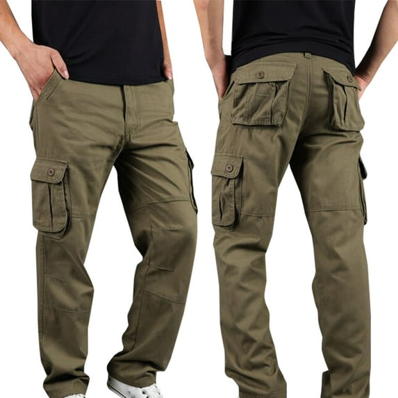 Viikei Mens Pants Clearance Plus Size Pants Men Trousers for Men Spring Hip-hop Design Sports Fitness Loose Trousers