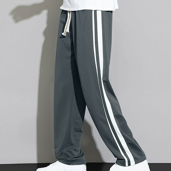 Viikei Mens Pants Clearance Sale!Sweatpants for Men Big and Tall,Men's Casual Daily Outdoor Beach Lightweight Breathable Pants Gray XXXL