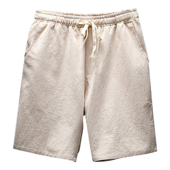 Viikei Mens Shorts Athletic Mens Shorts Cargo Mens Shorts Clearance Clothing under $5 Men's Summer Thin Mid-waist Beach Pants Casual Five-point Sports Shorts Pants