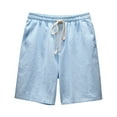thumbnail image 1 of Viikei Mens Shorts Athletic Mens Shorts Cargo Mens Shorts Clearance Clothing under $5 Men's Summer Thin Mid-waist Beach Pants Casual Five-point Sports Shorts Pants, 1 of 4