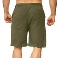 thumbnail image 1 of Viikei Mens Shorts Cargo,Mens Shorts Clearance under $5 Men's Sports and Leisure Cotton and Linen Shorts Running Training Pants, 1 of 9