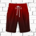 thumbnail image 1 of Viikei Mens Shorts Casual Drawstring Elastic Waist,Men's and Shorts Lanyard Casual Pants Capris Shorts Pants Red M, 1 of 3
