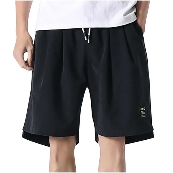 Viikei Mens Shorts Clearance Plus Size Shorts for Men Summer New Sports Five-point Breathable Loose All-match Casual Pants