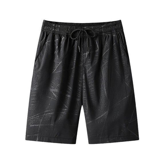 Viikei Mens Shorts Clearance Plus Size Shorts for Men Summer Oversized Thin Print Beach Pants Casual Five-point Sports Shorts