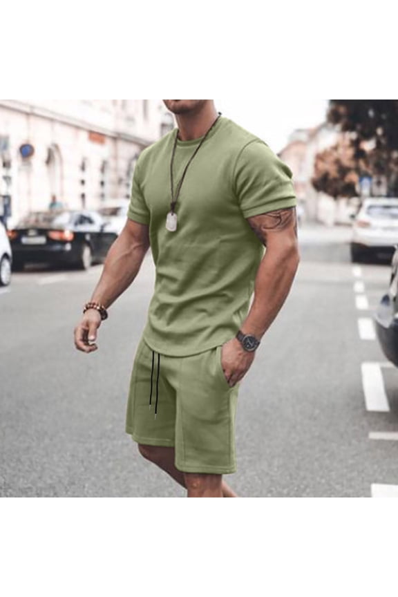 Mens Shorts Clearance Plus Size Shorts for Men Summer Short-sleeved Shorts,Sports Leisure,Multi-color