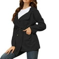 thumbnail image 1 of Viikei Plus Size Windbreaker Jackets for Women Womens Windbreaker Jacket Clearance Hooded Loose Solid Windcoat, 1 of 7