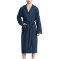 thumbnail image 1 of Viikei Robes for Men,Viikei Mens Robes,Warm Soft Plush Mens Robe with Hood,Plus Size Plus Thick Robe for Men with Side Pocket and Belt,Bathrobes for Men Gifts, 1 of 7