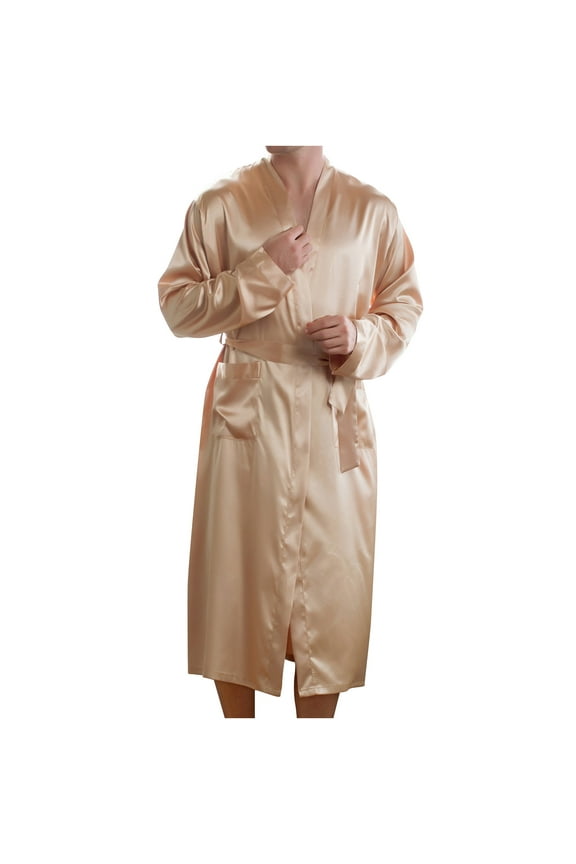 Robes for Men,Viikei Mens Robes,Warm Soft Plush Mens Robe with Hood,Plus Size Plus Thick Robe for Men with Side Pocket and Belt,Bathrobes for Men Gifts