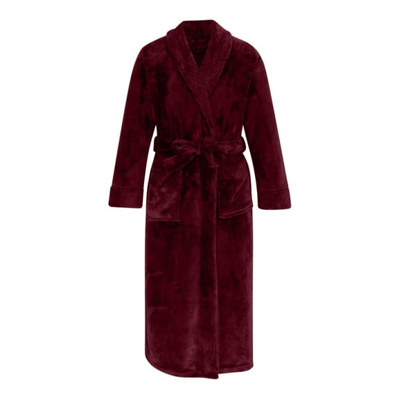 Viikei Robes for Men,Viikei Mens Robes,Warm Soft Plush Mens Robe with Hood,Plus Size Plus Thick Robe for Men with Side Pocket and Belt,Bathrobes for Men Gifts