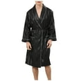 thumbnail image 1 of Viikei Robes for Men,Viikei Mens Robes,Warm Soft Plush Mens Robe with Hood,Plus Size Plus Thick Robe for Men with Side Pocket and Belt,Bathrobes for Men Gifts, 1 of 7
