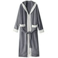 thumbnail image 1 of Viikei Robes for Men,Viikei Mens Robes,Warm Soft Plush Mens Robe with Hood,Plus Size Plus Thick Robe for Men with Side Pocket and Belt,Bathrobes for Men Gifts, 1 of 5