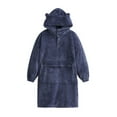 thumbnail image 1 of Viikei Robes for Men,Viikei Mens Robes,Warm Soft Plush Mens Robe with Hood,Plus Size Plus Thick Robe for Men with Side Pocket and Belt,Bathrobes for Men Gifts, 1 of 3