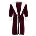thumbnail image 1 of Viikei Robes for Men,Viikei Mens Robes,Warm Soft Plush Mens Robe with Hood,Plus Size Plus Thick Robe for Men with Side Pocket and Belt,Bathrobes for Men Gifts, 1 of 1