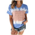 thumbnail image 1 of Viikei Short Sleeve Womens Tops Womens Shirts Plus Size T Shirts Tops Women Fashion Casual Loose T-shirt Tops, 1 of 4