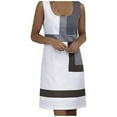 thumbnail image 1 of Viikei Sleeveless Dress Summer Dresses for Women Plus Size Dresses Clearance Casual Shift Geometric Print Dress O-Neck Sleeveless Mini Dresses, 1 of 9