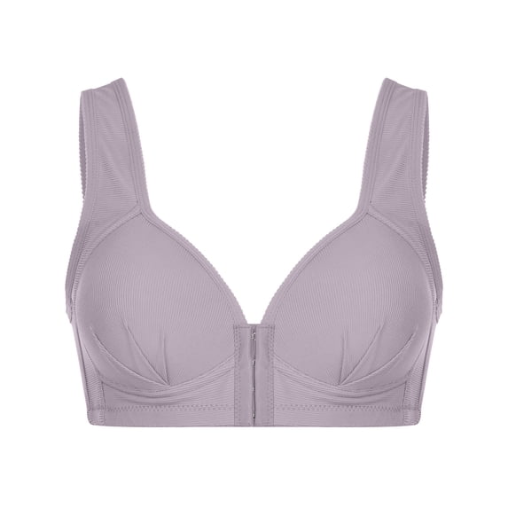 Viikei Sports Bras for Women Women's Solid Bra Wire Free Underwear One-Piece Bra Everyday Underwear