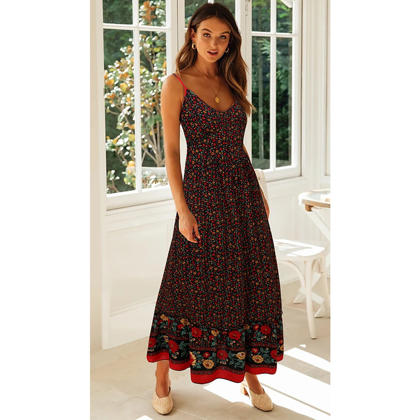 Viikei Summer Dresses for Women 2023 Plus Dresses for Women Plus Size Women Dress Clearance Sale