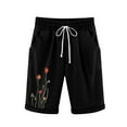 thumbnail image 1 of Viikei Summer Shorts for Women Women's Summer Printed Casual Loose Pockets Lacing Plus Size Shorts Pants, 1 of 6