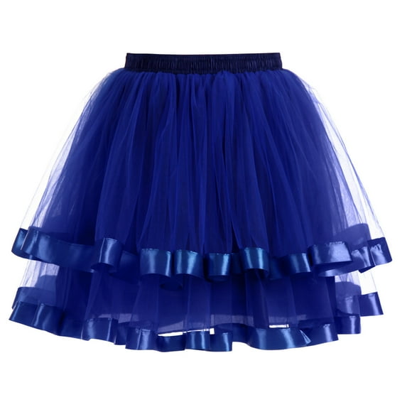 Viikei Summer Skirts for Women Skirts Clearance Sale Skirt Plus Size Petticoat Underskirt Swing Tutu Princess Skirt Hippy Cosplay Cute New