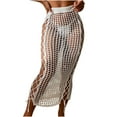 thumbnail image 1 of Viikei Summner Womens Skirts Knee Length Women's Fashion Casual Spring and Summer Binding Knitting Sexy Ankle Skirt, 1 of 1