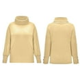 thumbnail image 1 of Viikei Sweaters for Women Clearance $5.00 Fall Sweaters for Women and Winter Women's Casual Turtleneck Pullover Blouse Knitting Long Sleeve Solid Tops Sweaters, 1 of 5