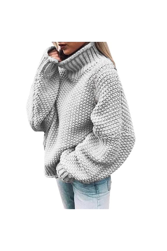 Sweaters for Women Plus Size Womens Sweaters Womens Off The Shoulder Sweater Casual Knitted Solid Long Sleeve Pullover