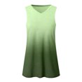 thumbnail image 1 of Viikei Tank Top for Women Sleeveless Tops Plus Size Casual Printing V-Neck Gradient Sleeveness Tops Loose Vest Blouses, 1 of 3