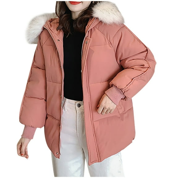 Viikei Winter Coats for Women 2020 Winter Womens Warm Coat Hooded Jacket Slim Winter Outwear Plus Velvet