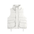 thumbnail image 1 of Viikei Winter Coats for Women Fashion Women Pocket Coat Long Jacket Winter Sleeveless Down Cotton Waistcoat, 1 of 2