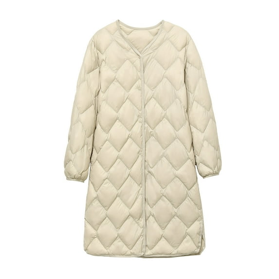 Viikei Winter Coats for Women Women Warm Pocket Coat Long Jacket Winter Sleeve Down Parkas