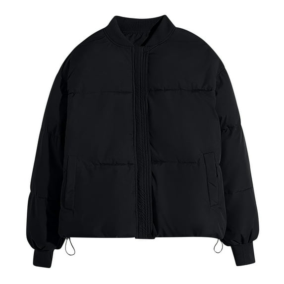 Viikei Winter Coats for Women Women Warm Pocket Coat Turn Down Collar Long Jacket Winter Down Parkas