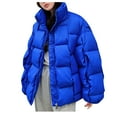 thumbnail image 1 of Viikei Winter Coats for Women Women's Fall and Winter Long Sleeved Warm Cotton Jacket Bread, 1 of 3