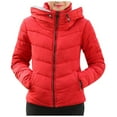 thumbnail image 1 of Viikei Women Coats Down Jackets for Women Cotton Coats Womens Hoodie Outwear Pocket Solid Warm Down Jacket Coat, 1 of 9