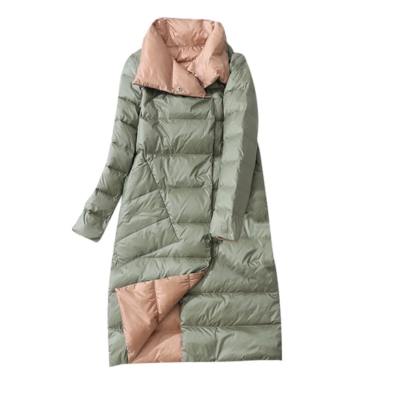 Viikei Women Coats Clearance Down Jackets for Women Cotton Coats Womens Casual Hooded Solid Faux Plush Brim of a Hat Solid Thicker Winter Slim Down Jacket Coat